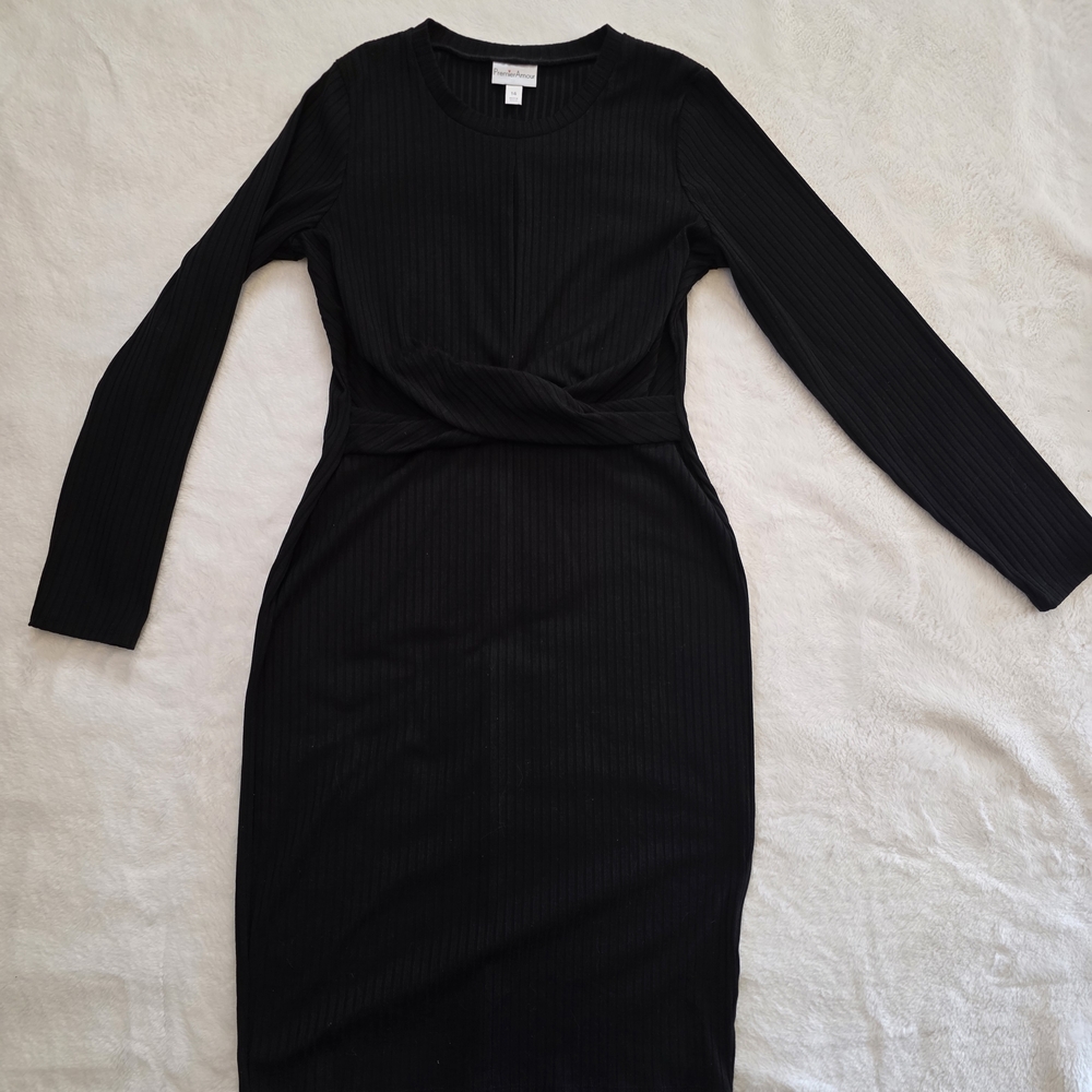Premier Classic Black Long Sleeve Dress